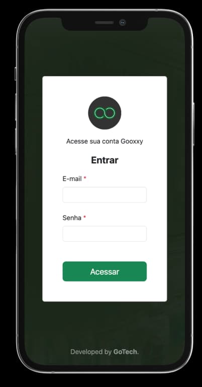 Gooxxy login smartphone